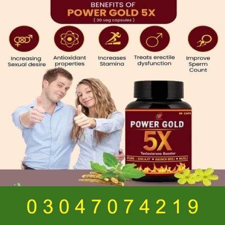 Power Gold 5x Capsules In Pakistan